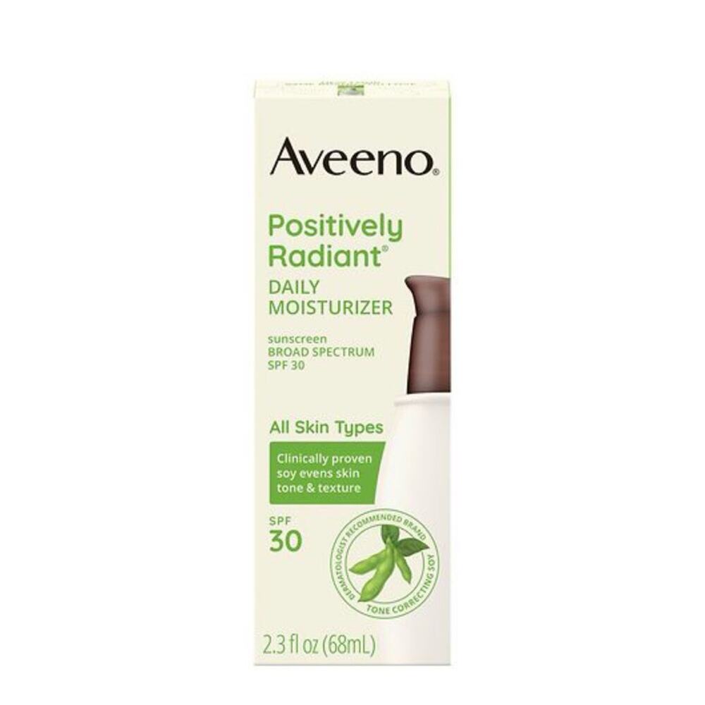 Aveeno Positively Radiant Daily Moisturizer SPF 30 2.3 oz NWT